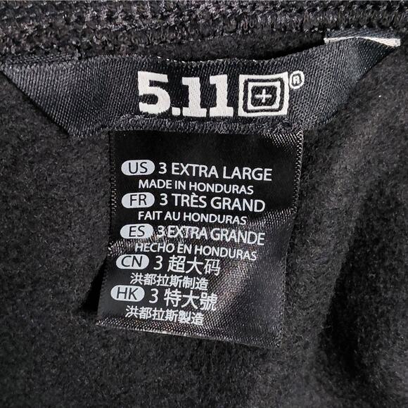5.11 Mens Hoodie Sweatshirt 3XL Black Country Lodge Legacy Pullover Tactical NWT - Picture 5 of 10